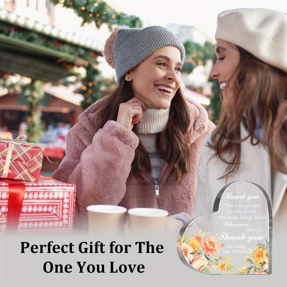 Tack Akrylhjärta - Inspirerande Uppskattningsgåva för Professionella & Mentorer