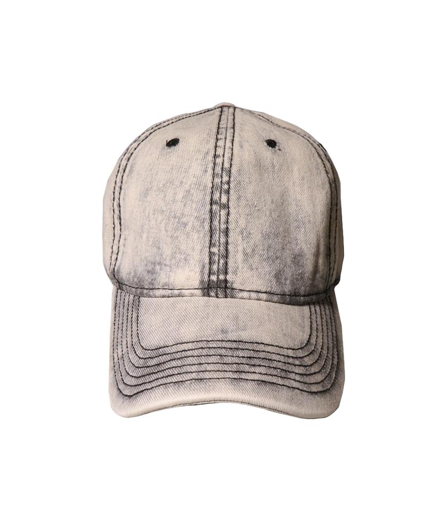 Seullipiseullib Vintage Washing Gray Denim Ball Cap