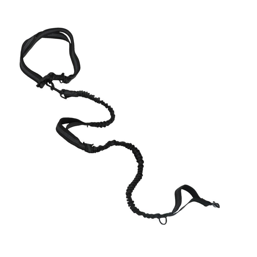 Double Stretch Running Leash Pet Leash Portable Running Reflective Double Stretch Dog Leash