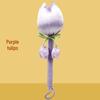 Brocade Tulip Mugwort Health Hammer: Exquisite Meridian Massage Hammer, Perfect Gift for Girls.