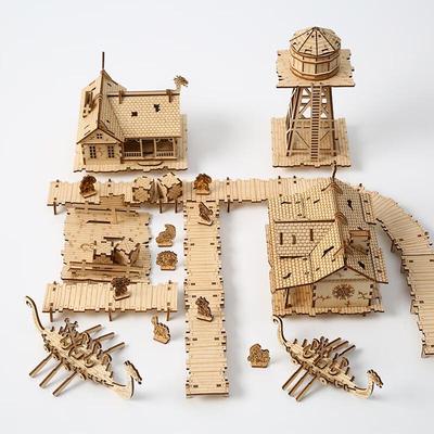 Viking Fishing Ground 3D Wooden Puzzle