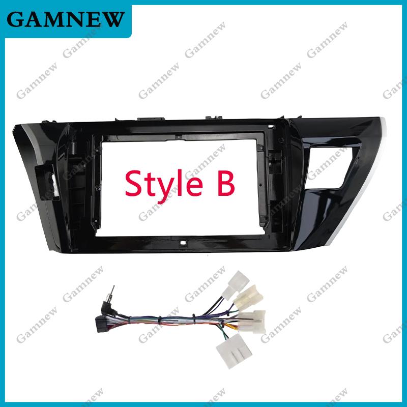 10 Inch Car Frame Fascia Adapter Android Radio Dash Fitting Panel Kit For Toyota Levin Corolla 2014-2016