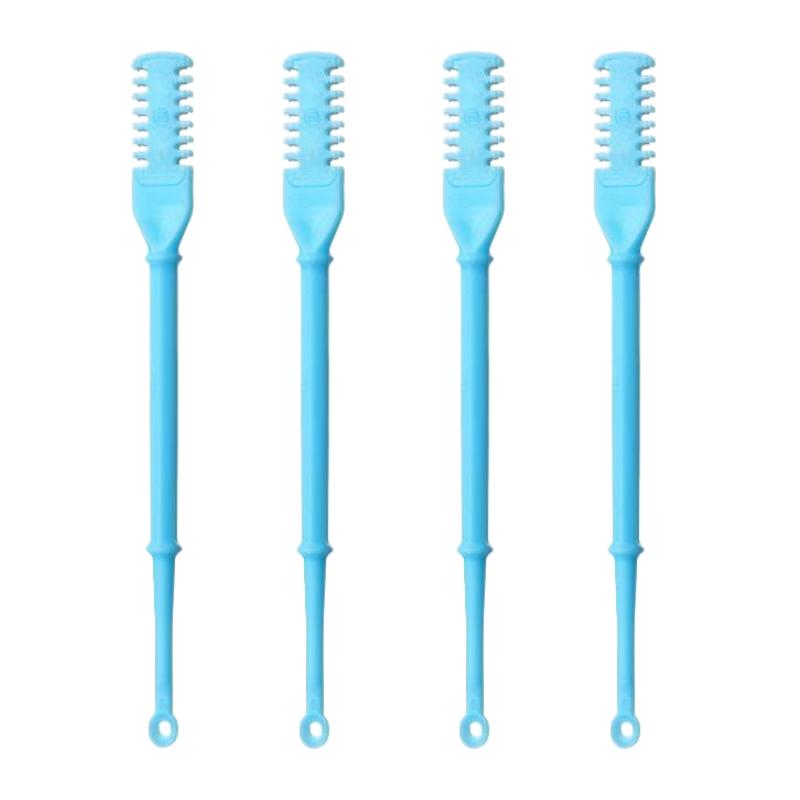 2/4/8Pcs Nose Hair Trimmer 360 Rotating Nose Hair Remover Nasal Clippers for Women Men Washable Manual Nose Hair Trimmers