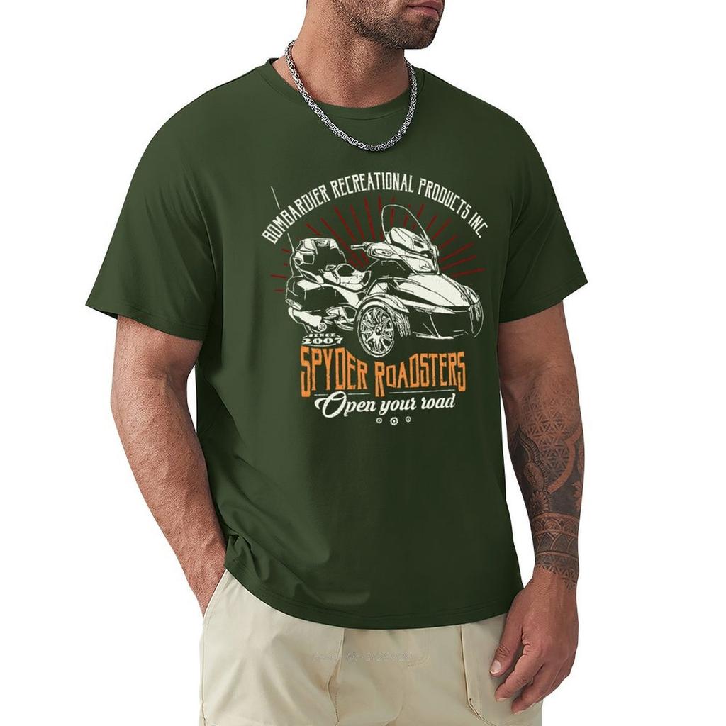 Can Am Spyder Brp Roadsters Classic Tshirt Funnys Vintage Clothes New Edition Tees Men Clothes Tees Fashion Oversized Tshirt