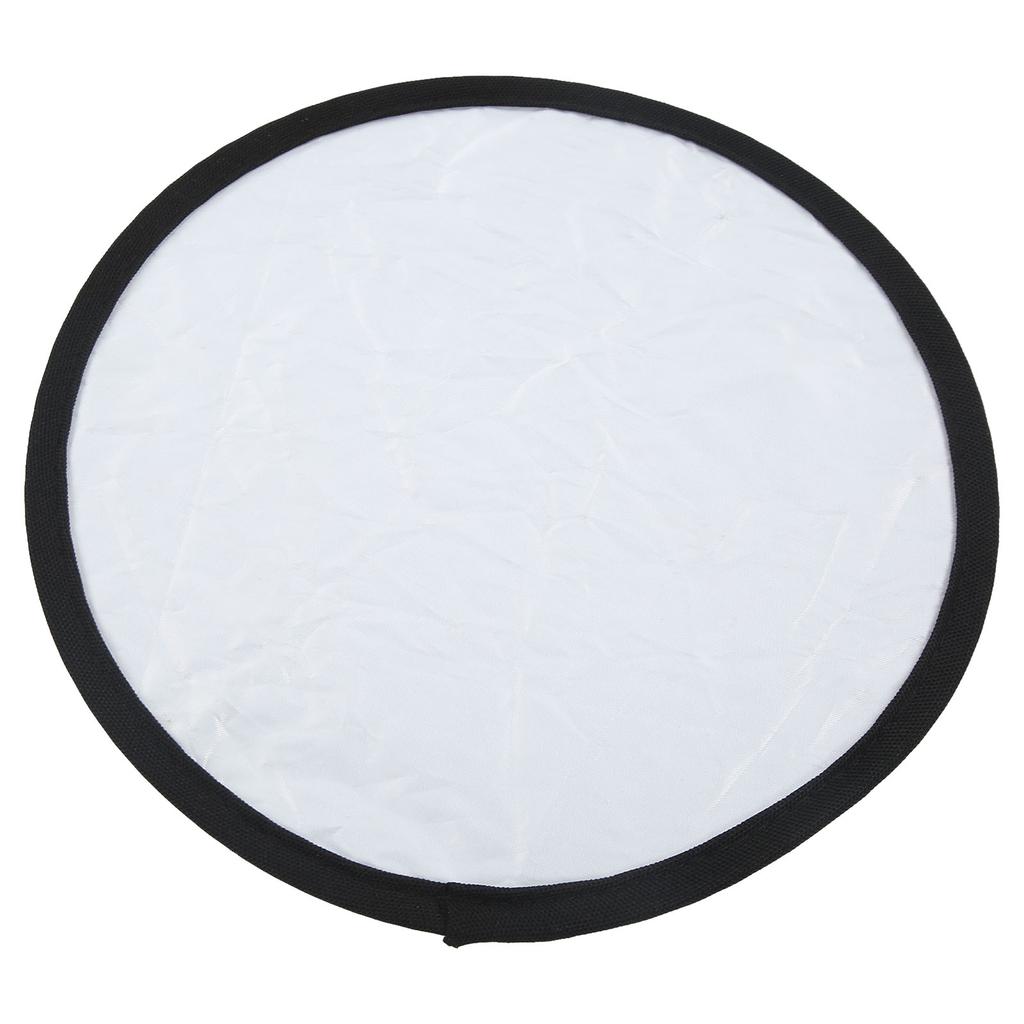 Silver White 2 In1 Reflector Portable Round Photography Light Reflector for Live Lighting