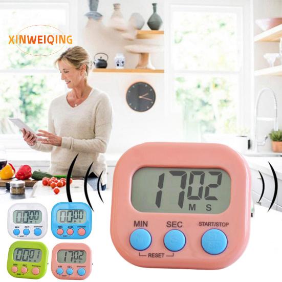 Timer Digitale Da Cucina Magnetico Con Display LED – 2 Modalità, Volume Regolabile, Per Cottura, Sport, Studio
