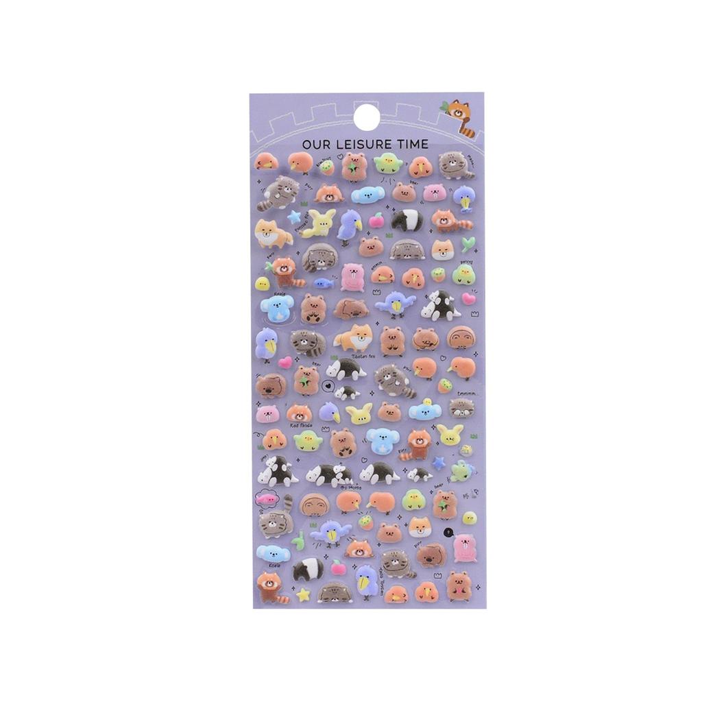 Funny Animal Cartoon Stickers, Decorate Refrigerator Scooter Water Cup DIY Personalized Stickers