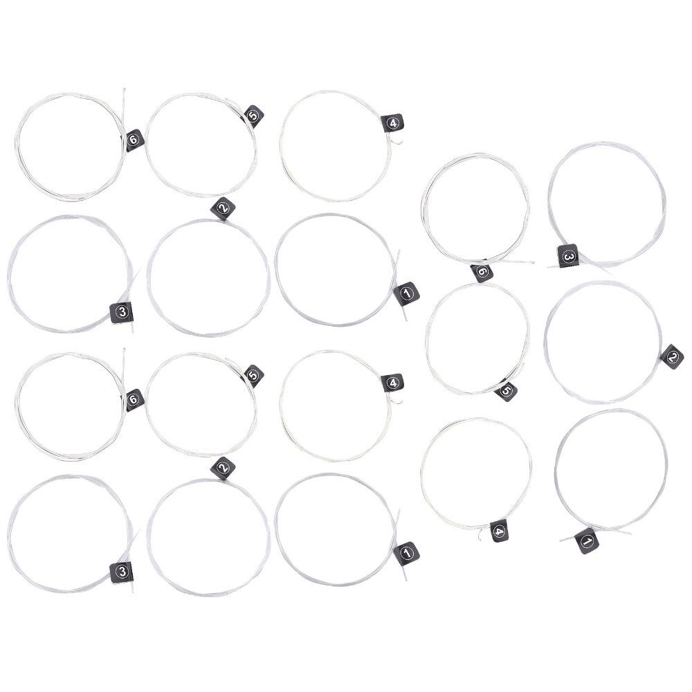 

3Sets Nylon And Silver plated Nylon Guitar Strings Guitar Strings Replacement For Guitarists NX35