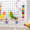 Adjustable Rope Perch for Bird Cages, Climbing Toy Parakeet and Parrot