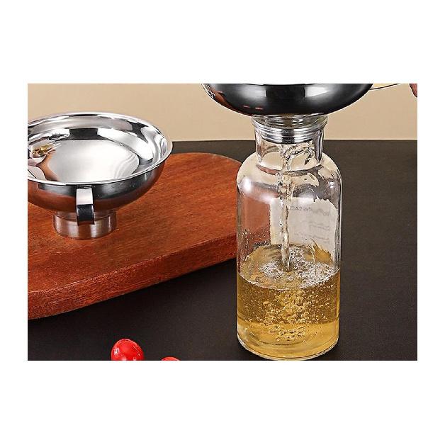 Stainless Steel Canning Funnel Wide Mouth Large Funnel Wide Mouth Funnel for Mason Jar Funnel Wide Funnel for Canning (Wide Mouth Funnel Set)