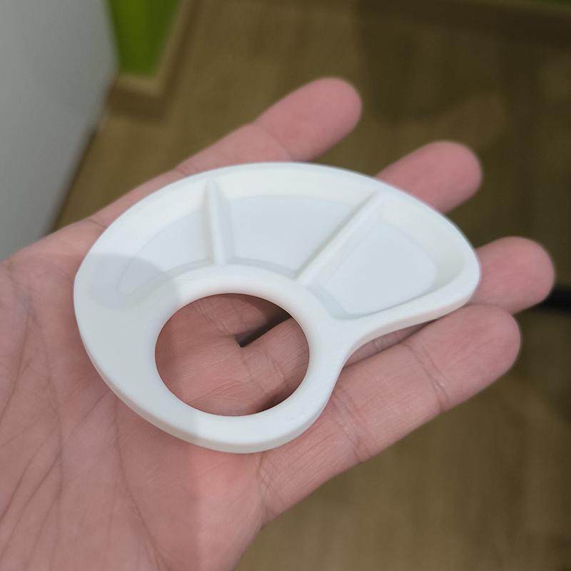 Ergonomická paleta na palec Malá paleta na barvy Hladká Pro umělce, Malování venku, Domácí řemesla a Školní výtvarné lekce