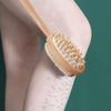 Brosse Exfoliante de Douche Long Manche en Bois Brosse de Douche Durable Éponge de Bain pour le Corps Salle de Bain