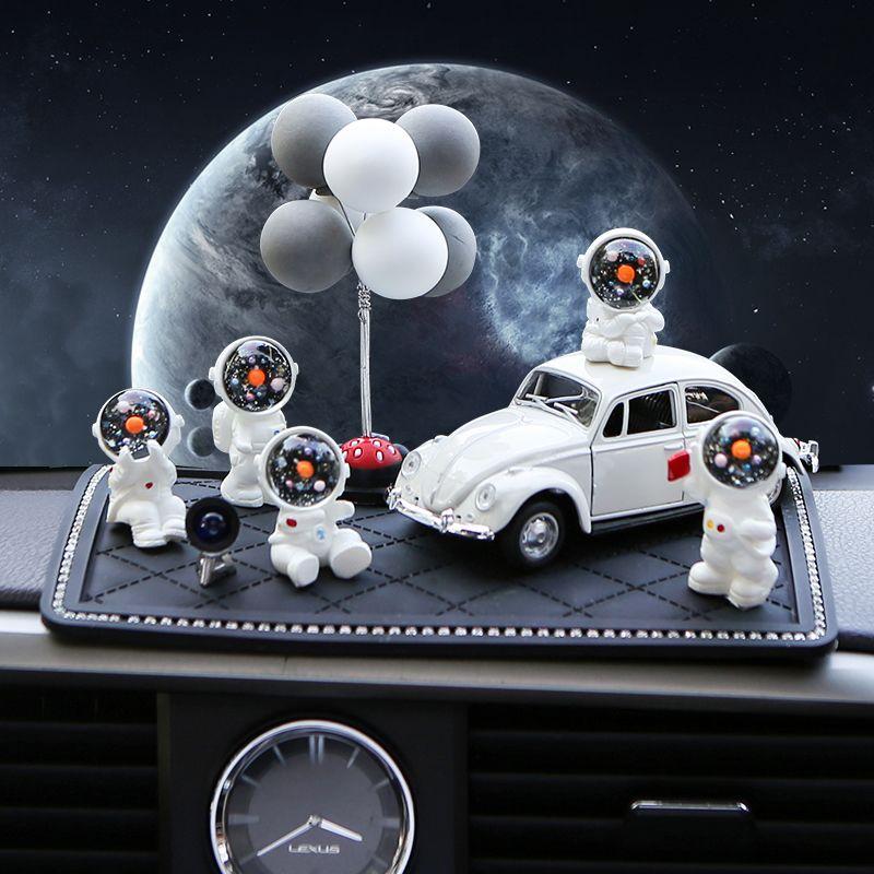 2025 Starry Sky Rabbit Car Ornament New Design Cute Popular Astronaut Car Dashboard Interior Decoration for Women