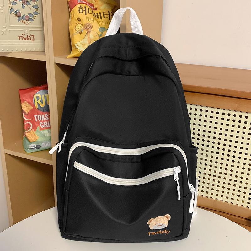 

Children s Schoolbags Elementary School Girls Junior High School Students Small Backpack Solid Color Middle School Students College Students