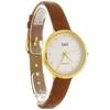 Citizen Q&Q Watch, Analog, Waterproof, Synthetic Leather Band, Overseas Model, QC35J111, Brown