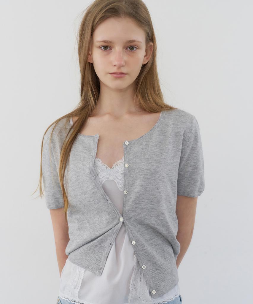 LETTERA Soft Blossom Knit Cardigan