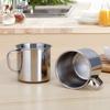Coffee Mugs with Handles Children's Stainless Steel Water Cup Espresso Cups Campfire
