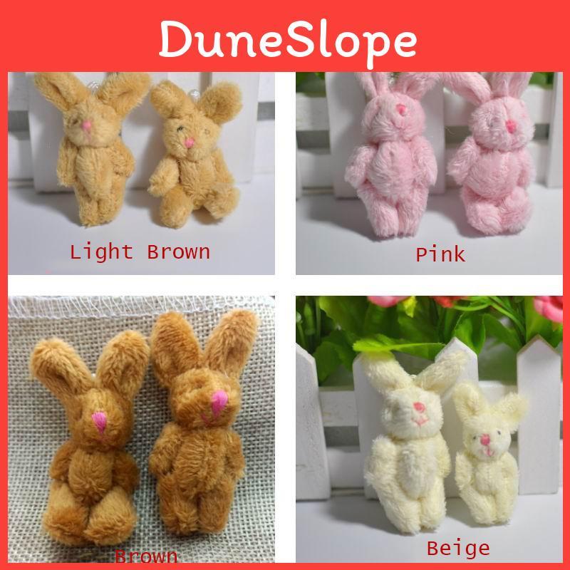 Adorable Mini Cute Plush Toy Tiny Rabbit Bear Doll With Soft And Cozy Feel