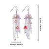 Fashionable Jellyfish Tassels Earrings Highlighting Portable Designs and Comfortable Wear Features for Trendy Women