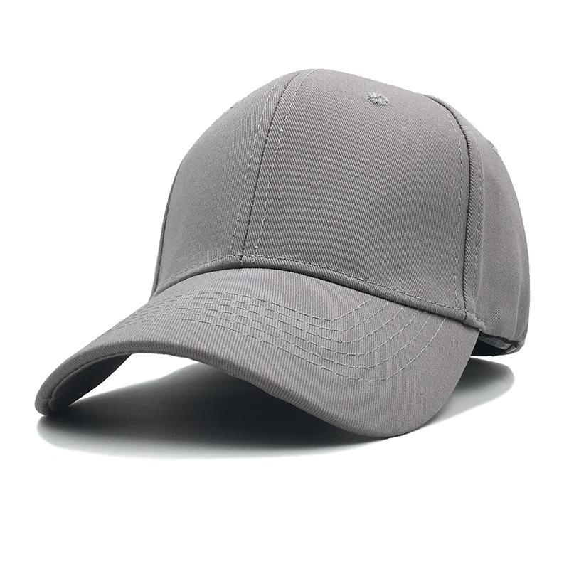 Spring And Summer Solid Color Light Board Pure Cotton Baseball Cap Can Be Added Embroidered Cap Men'S And Women'S Sports Hat Sun Hat