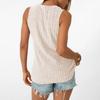 Summer New Women's Solid Color Sleeveless Knit T-Shirt Casual Round Neck Tank Top