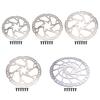 Stainless Steels Bicycles Disc Brake Rotor with Screws 140/160/180/203/220mm Bike Brakes Rotor Adapter Easy To Install