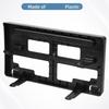 KB3Z17A385A Front License Plate Bracket, Black Plastic Plate Mount for Direct Replacement Service and Vehicle Front Plate Installation