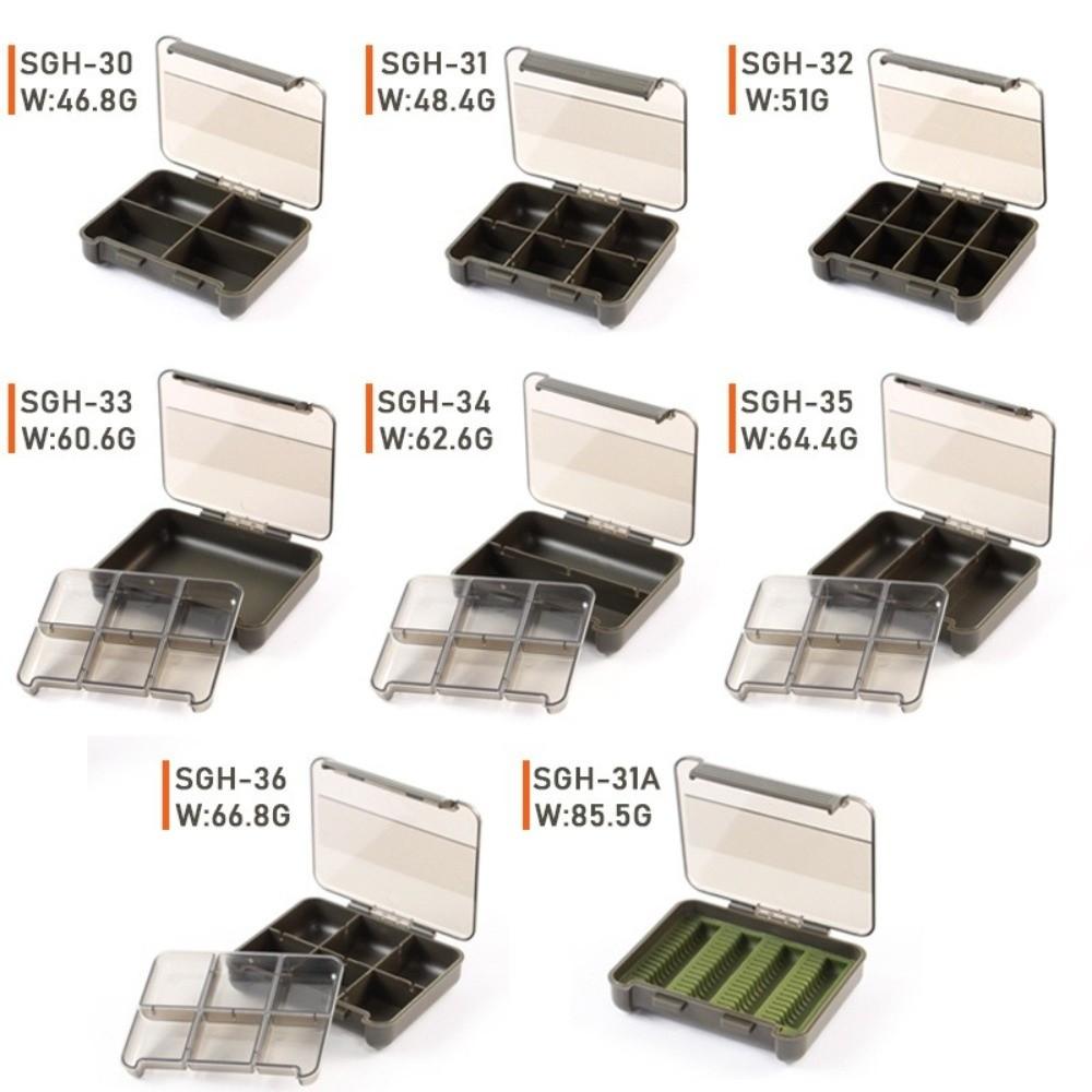 Built-in Grids Fishing Accessories Box Waterproof Design Plastic Container Outdoor Storage