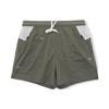 Li Ning X Soulland Collaboration Color Block Lace-Up Sports Shorts Men Shorts Green AKSSC37-2