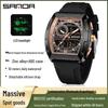 Sanda Bestseller Sports Luminous Watch: Large Dial, Detachable Silicone Strap, 50M Waterproof, Countdown Timer.