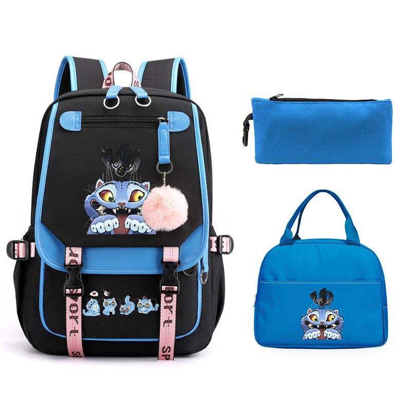 Animation Cartoon Peripheral Printing Children'S Backpack Male And Female Versatile Large-Capacity Student Schoolbag