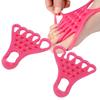 Toe Stretch Belt Pink Correction Claw Toe Stretch Straightener for Muscle Foot Relaxation