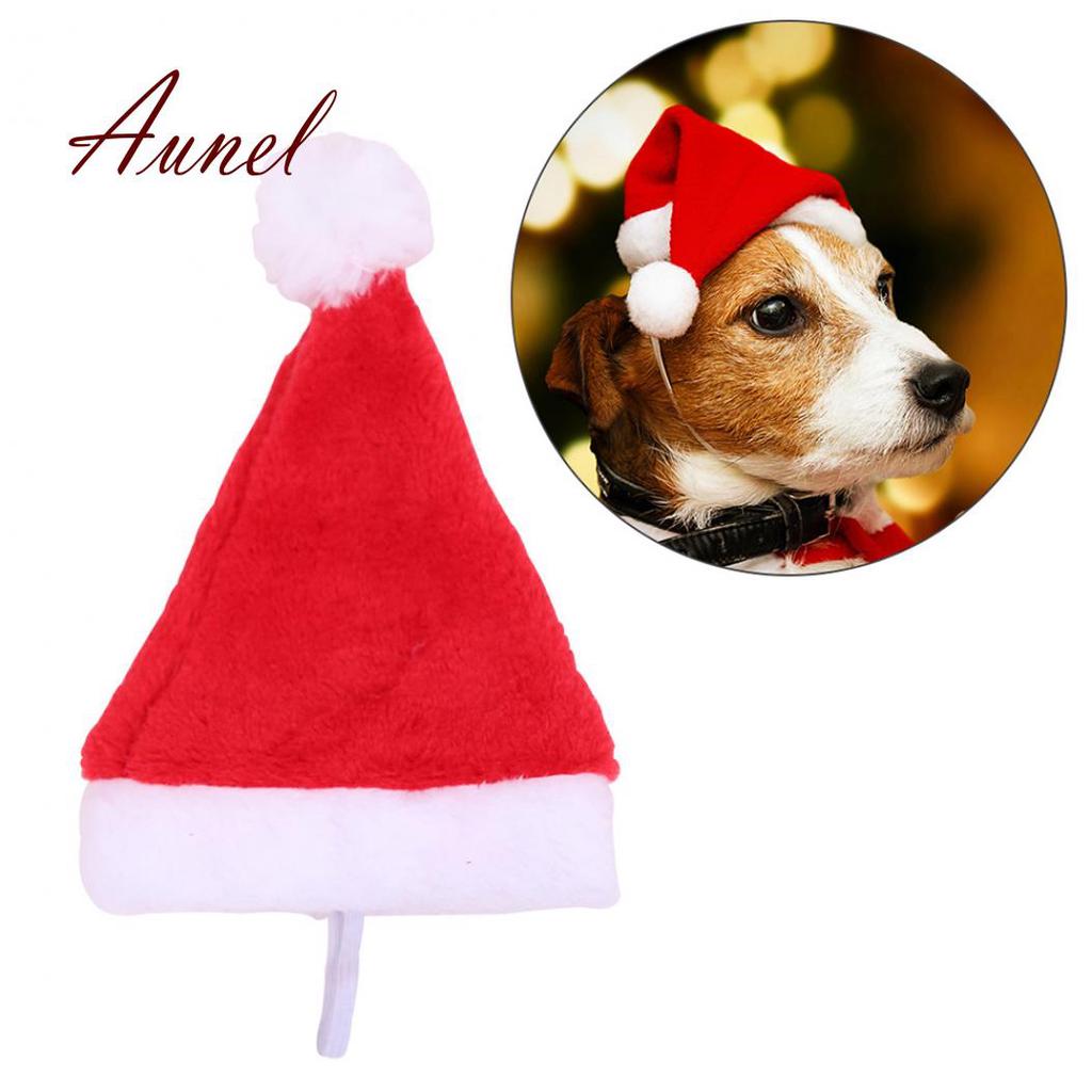 Christmas Holiday Costume Stuffed Pet Dog Christmas Hat Party Supplies
