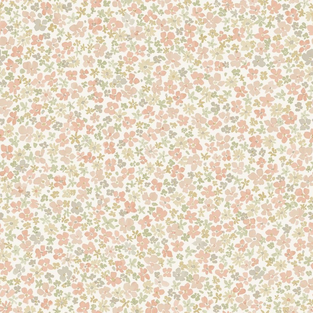 Grandeco Veronica Florale Strukturierte Tapete