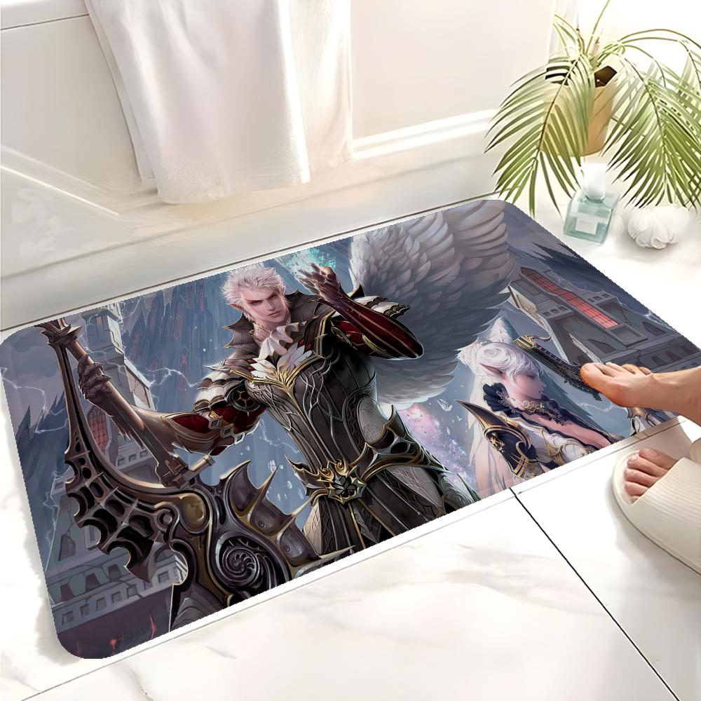 Lineage 2 Bathroom Mat Retro Multiple Choice Living Room Kitchen Rug Non-Slip Bedside Mats