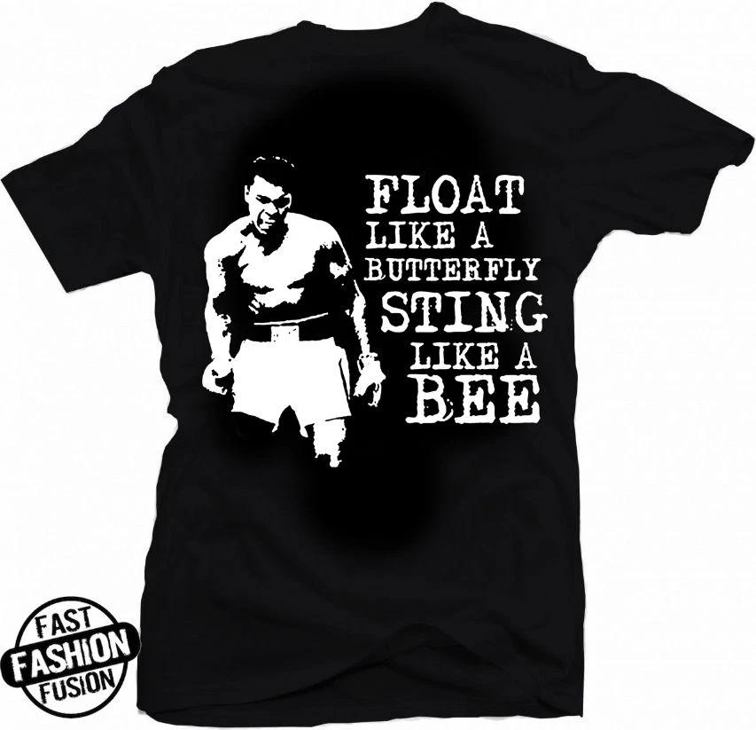 Muhammad Ali Float Like a Butterfly Sting Like a Bee Greatest Boxing T-Shirt 4XL