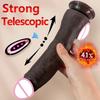 Soft Long Realistic Big Dildo Vibrator Telescopic Swing Heating Silicone Remote Control Vibrators for Women
