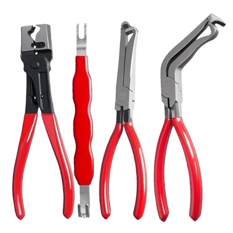 4 Pcs Electrical Disconnect Removal Pliers Electrical Connector Separator Tool For Cars Wire Cutter Crimping Tool