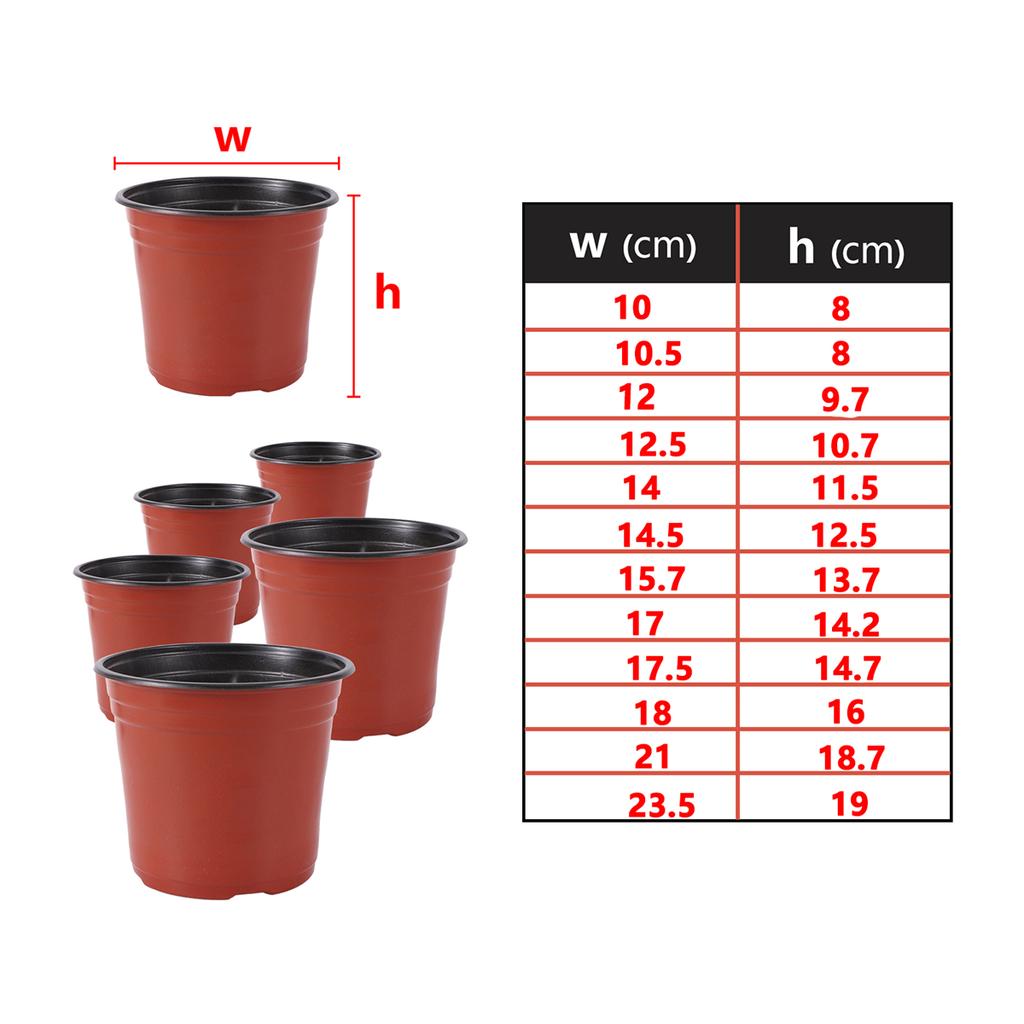 Garden Nursery Pots Plastic Seed Starting Containers Lightweight Seedling Trays Plant Flower Vegetable Fruit Cultivation Boxes