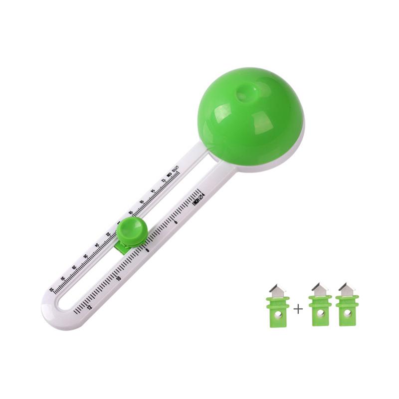 

Круглый нож для резки Циркуль для пэчворка Круглый резак Машинка для резки бумаги Резаки для скрапбукинга Карты Инструменты для самостоятельного изготовления Аксессуары зелёный