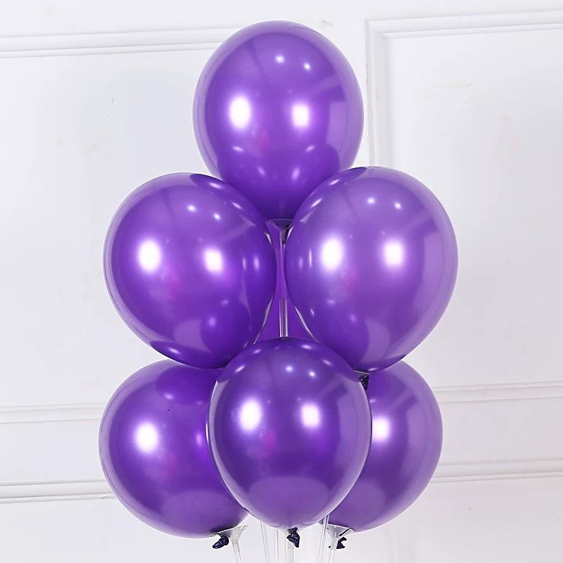 Happy Birthday Party Decoration Balon Globos Set Metallic Latex Biodegradable Helium Ballon Balloons Gift