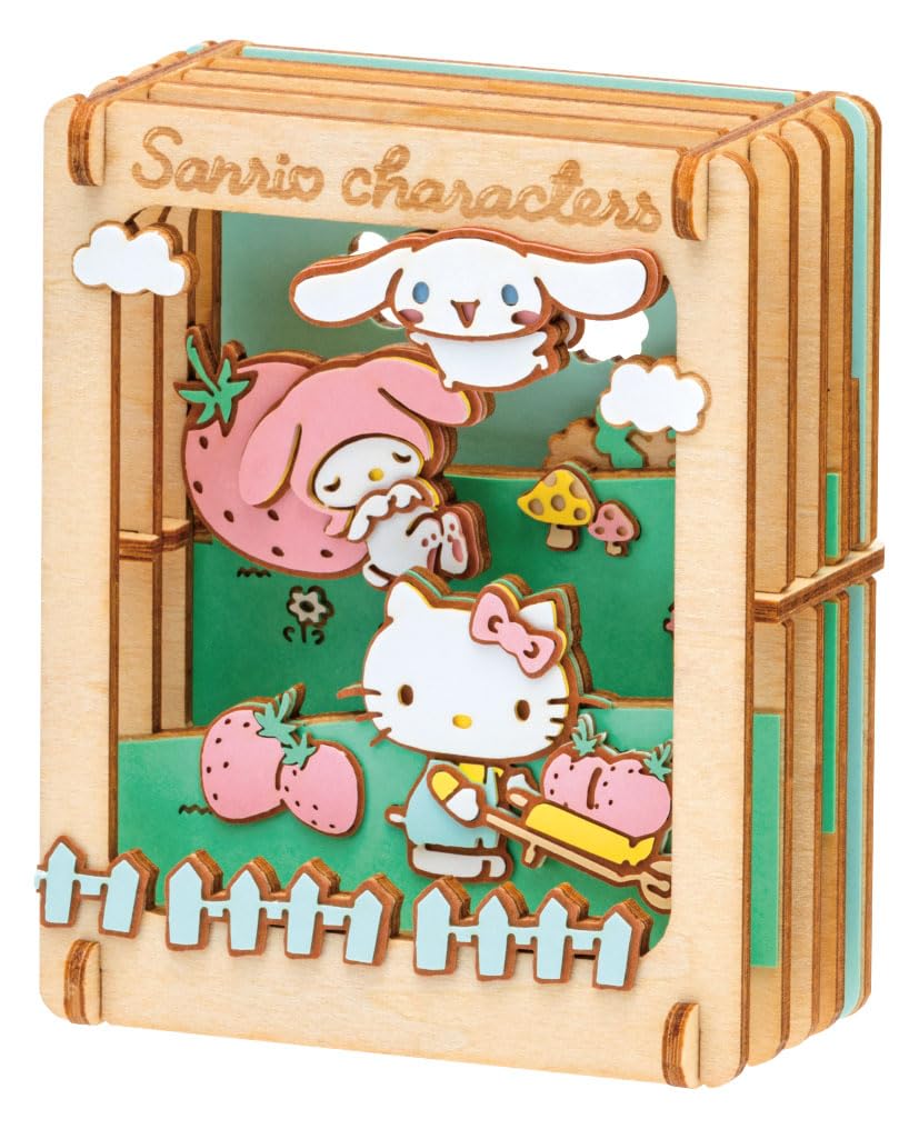 Paper Theater Sanrio Characters Strawberry House 2 -Wood Style- PT-W21