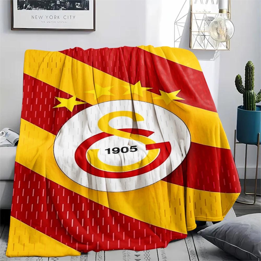 1PC Galatasaray S Patterned Flannel Blanket Suitable For All Seasons for Home Decor Warmth and Comfort Gifts Holiday Present