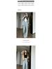 Autumn 2025 Women's High-Waisted Wide-Leg Floor-Length Sweatpants: Loose-Fit, Casual, Draped Style.