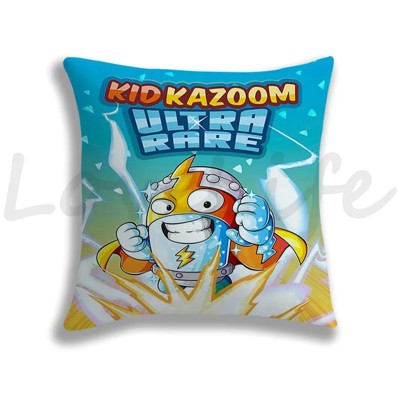 Newest Super Zings Pillow Cover Cute Cartoon Pillow Case Cushion Cover Pillow Throw SuperThings Decor Pillowcase For Bed Throw
