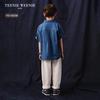 Teenie Weenie Kids Boys' Short Sleeve Cooling Denim Shirt
