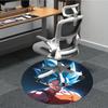1pc Goku Super Saiyan Office Round Area Rug, Under Office Chairs Bedroom Living Room Home Decor, Room Deco, Available in Various Sizes102