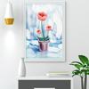 New Nordic Simple Still Life Oil Painting Flower Bonsai Art Canvas Painting Living Room Corridor Office Home Decoration Mural No Frame