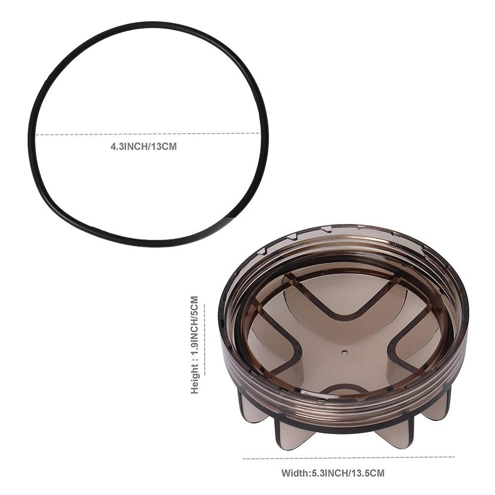 Tampa do filtro de piscina ABS transparente substituição de peça durável DIY