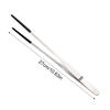 2pcs Bent Tip Tweezers For Crafts Stainless Steel Straight And Curved Nippers Tweezers Feeding Tongs For Reptile Lizards Spider